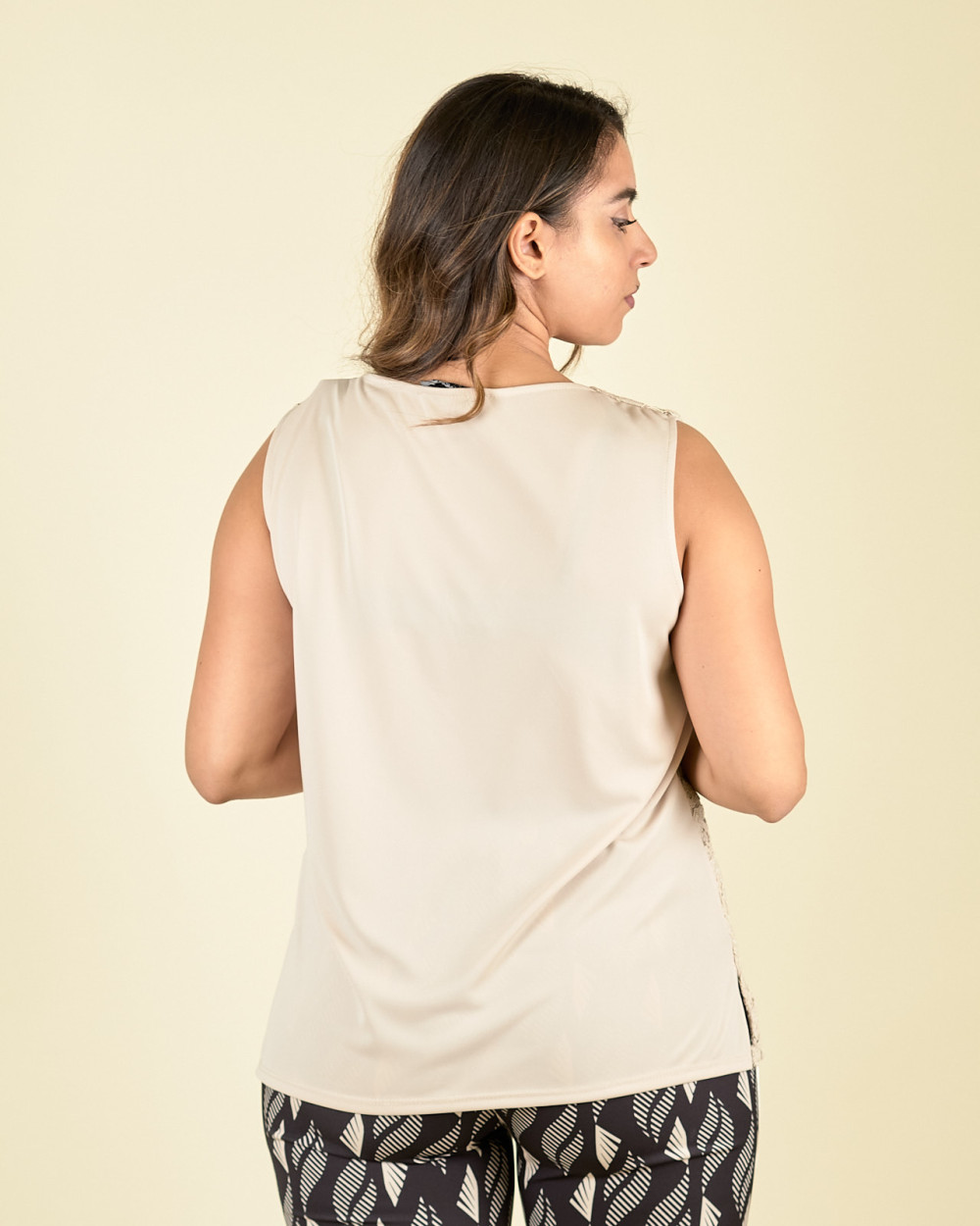 Top intimo in pizzo Donna, Verde | TWINSET Milano