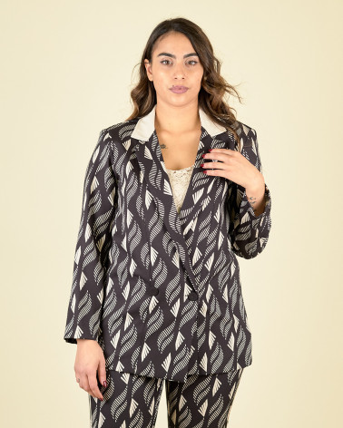 GIACCA DOPPIOPETTO IN FANTASIA