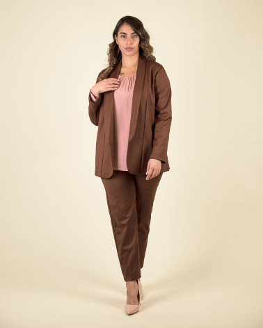 BLUSA ROSA CON VOLANT