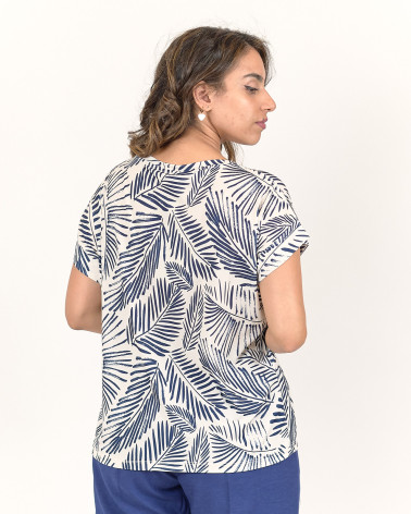 MAGLIA PALM IN JERSEY