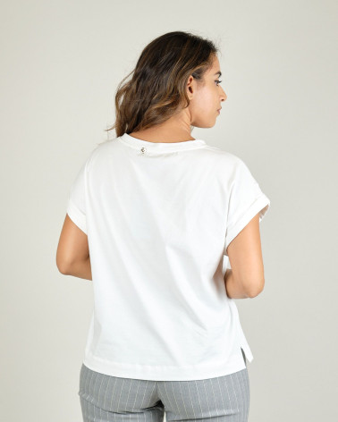 T-shirt in cotone con stampa