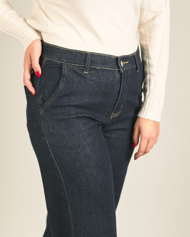 Jeans dark a palazzo