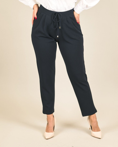 Pantaloni capri in scuba crepe