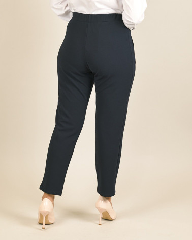 Pantaloni capri in scuba crepe