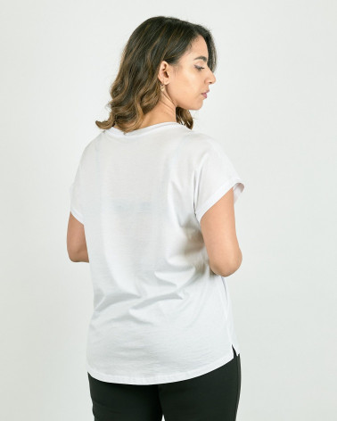 T-SHIRT IN COTONE CON APPLICAZIONI