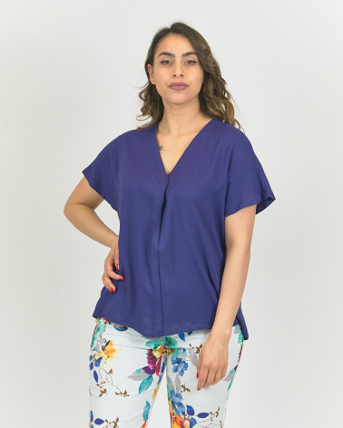 MAGLIA IN MISTO LINO