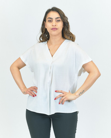 MAGLIA IN MISTO LINO