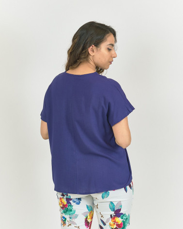 MAGLIA IN MISTO LINO