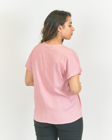 MAGLIA IN MISTO LINO