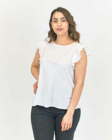 TOP IN MISTO LINO