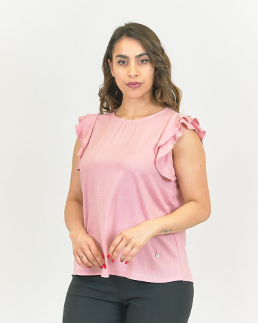 TOP IN MISTO LINO