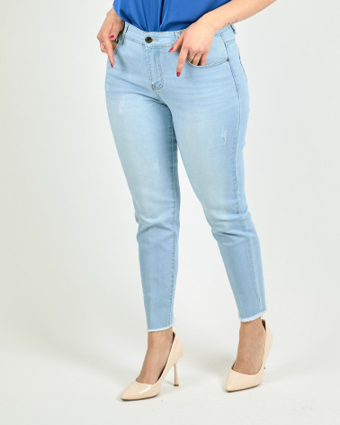 JEANS CAPRI CROPPED