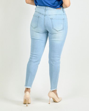 JEANS CAPRI CROPPED