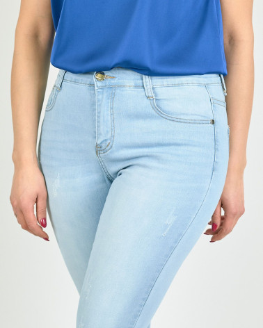 JEANS CAPRI CROPPED