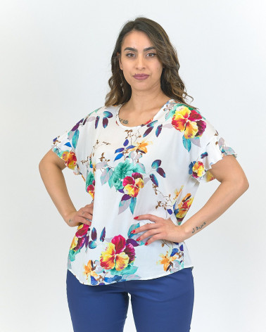 BLUSA IN FIORI