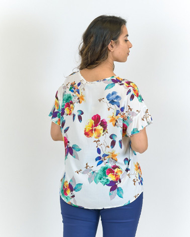 BLUSA IN FIORI