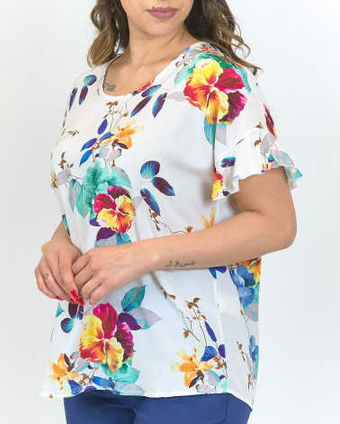 BLUSA IN FIORI