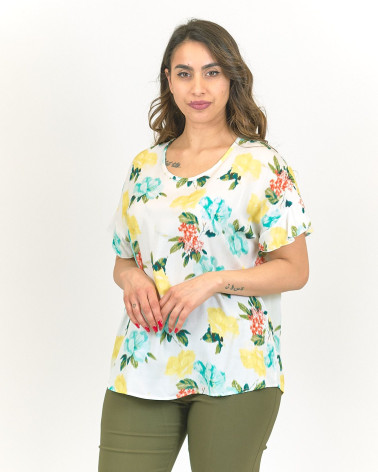 BLUSA IN FANTASIA DI VISCOSA