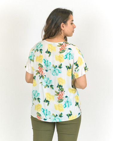 BLUSA IN FANTASIA DI VISCOSA