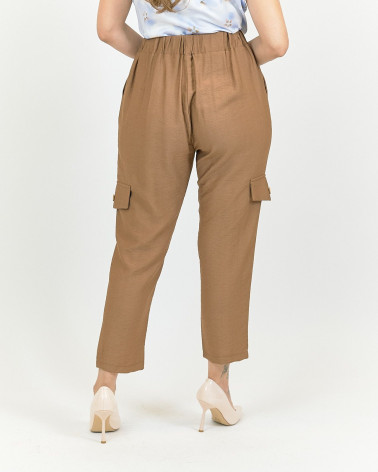 PANTALONI IN VISCOSA CON COUILISSE