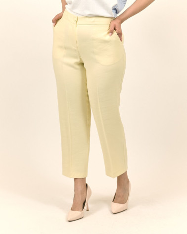 PANTALONI CAPRI YELLOW