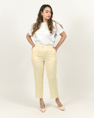 PANTALONI CAPRI YELLOW