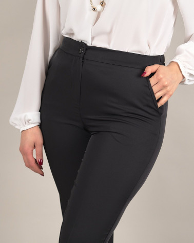 Pantaloni capri in cady fluido