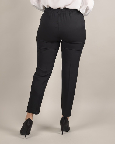 Pantaloni capri in cady fluido