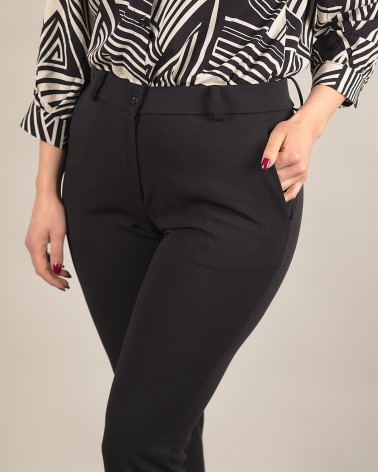 Pantaloni capri in scuba crepe special price