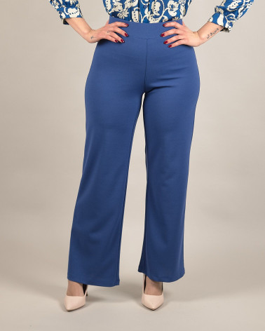 Pantaloni palazzo in scuba crepe special price