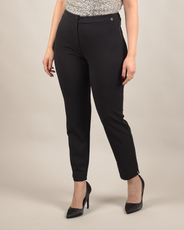 Pantaloni capri eleganti in scuba crepe