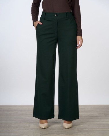 Pantaloni a palazzo verdi