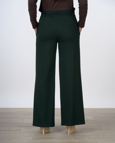 Pantaloni a palazzo verdi