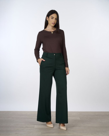 Pantaloni a palazzo verdi