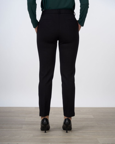 Pantaloni slim fit in punto milano