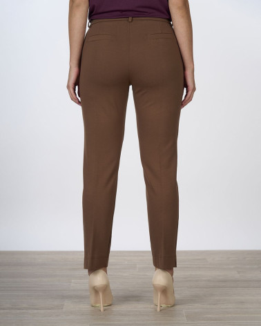 Pantaloni slim fit in punto milano