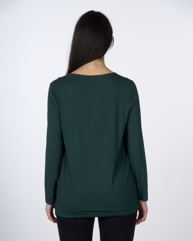 Maglia manica lunga con dettaglio gioiello