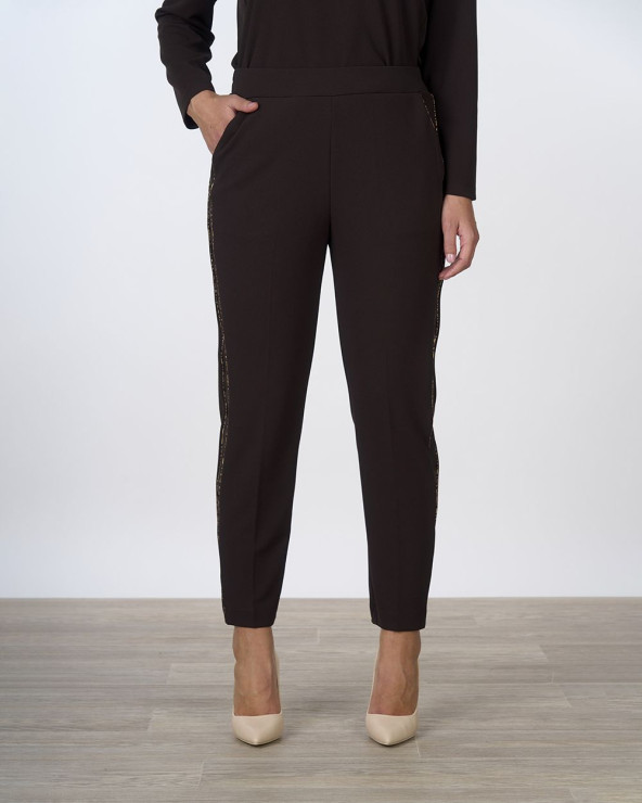 Pantaloni marroni con...
