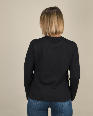 Maglia con strass degradé