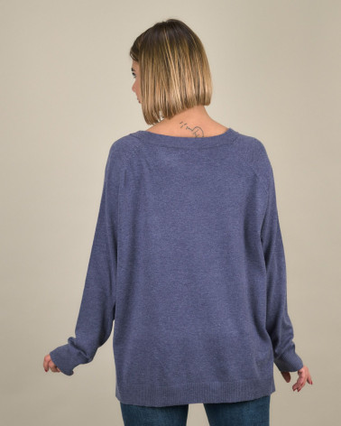 Maglia over con scollo a V