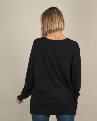 Maglia over con scollo a V