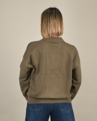 Maglia polo con taschino