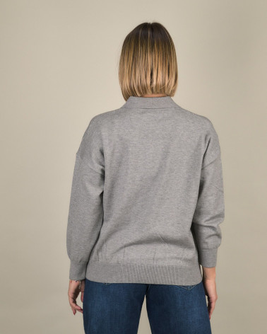 Maglia polo con taschino