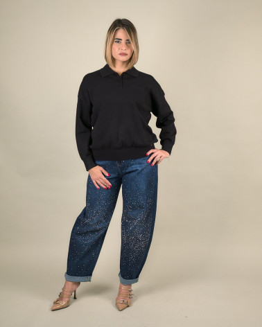 Maglia polo con taschino