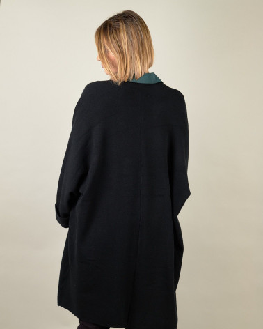 Spolverino over con bottoni decorativi