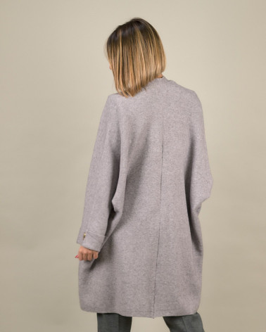 Spolverino over con bottoni decorativi