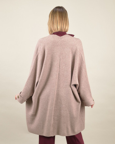 Spolverino over con bottoni decorativi