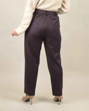 Pantaloni dritti moro