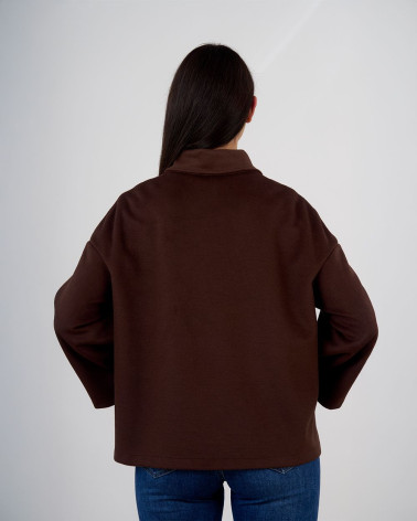 Giacca con zip e colletto classico