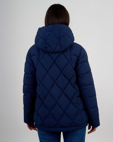 Piumino trapuntato con cappuccio